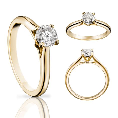 cartier 1895 solitaire rings.